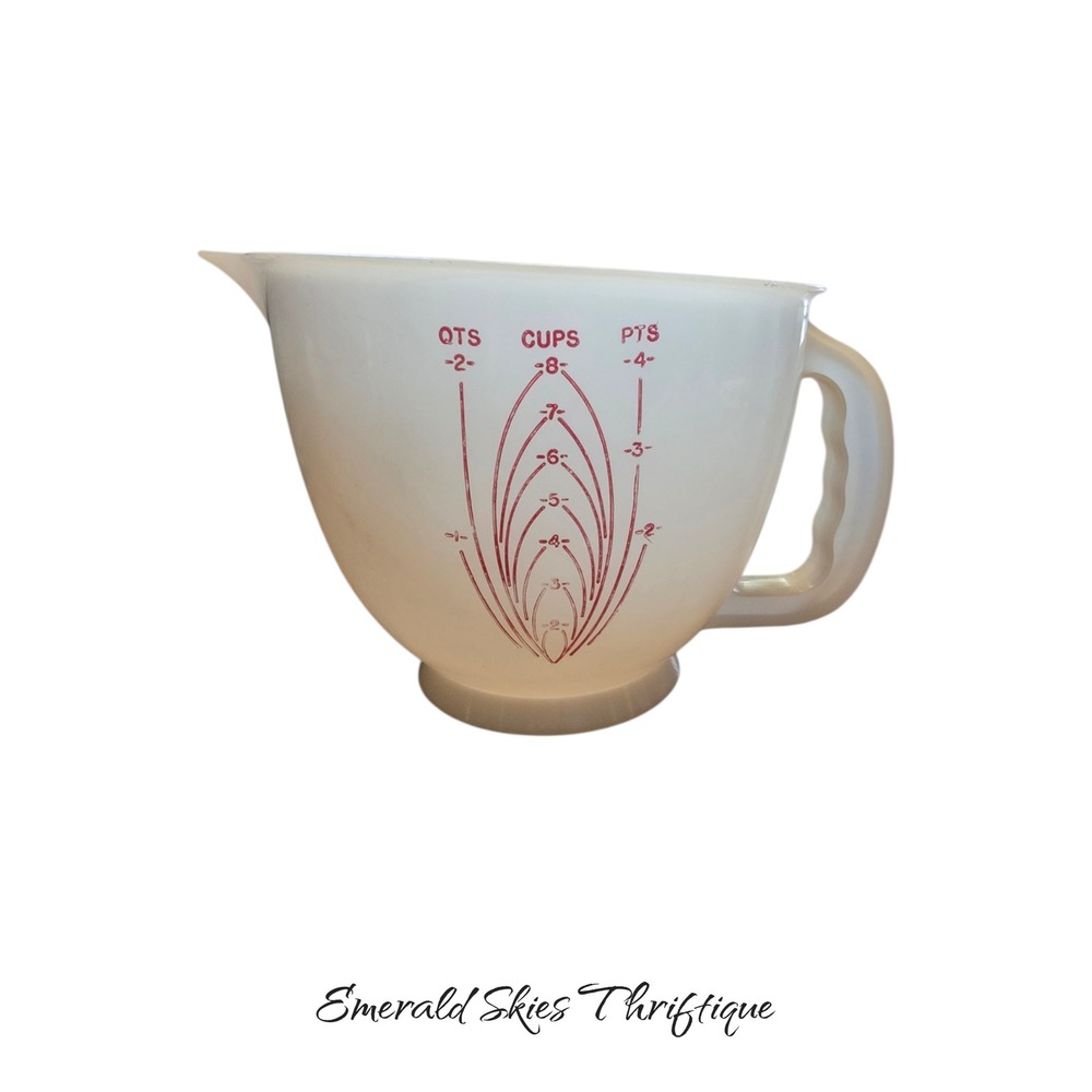 Vtg Tupperware Mix N Store 8 Cup 2 Qt Measuring Bowl Pitcher No Lid free ship